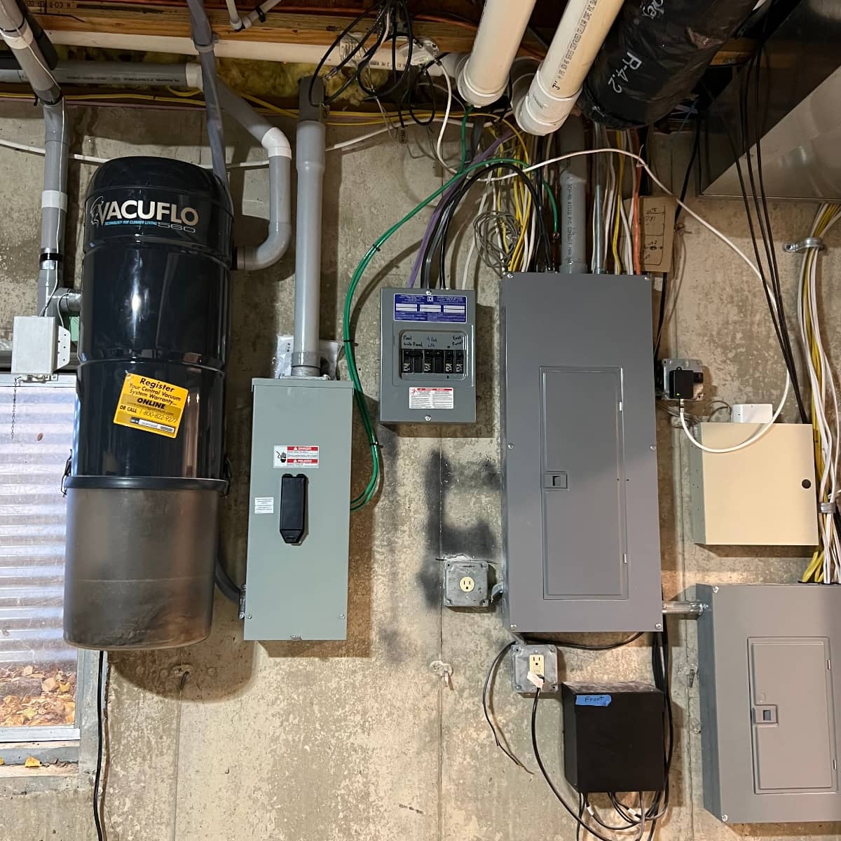 200 amp subpanel install