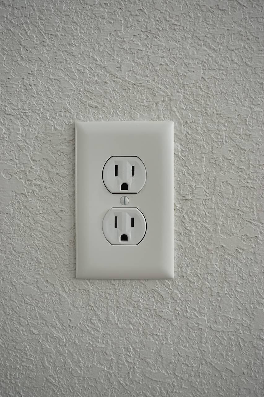 a warm electrical outlet
