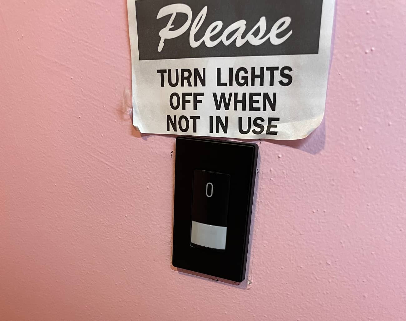 motion sensor light switch